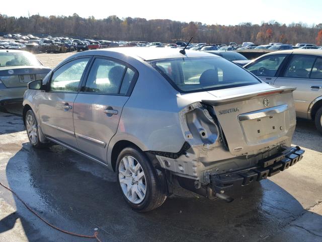 3N1AB6AP9BL706406 - 2011 NISSAN SENTRA 2.0 SILVER photo 3