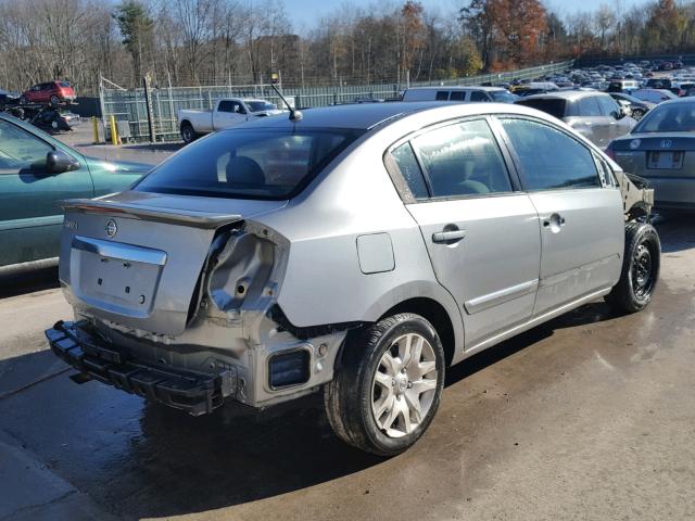 3N1AB6AP9BL706406 - 2011 NISSAN SENTRA 2.0 SILVER photo 4