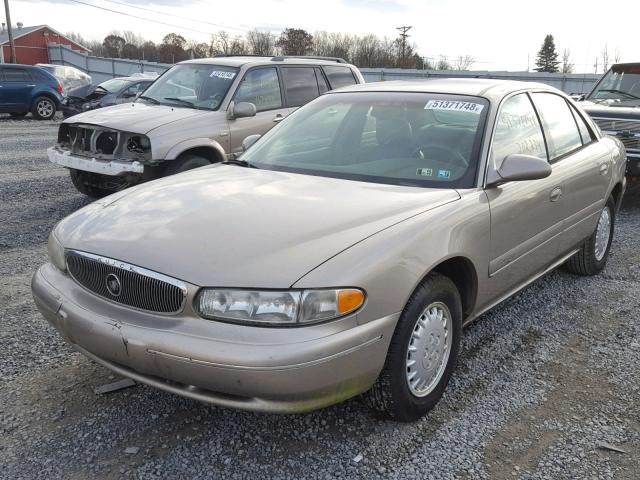 2G4WY55J411292108 - 2001 BUICK CENTURY LI GOLD photo 2