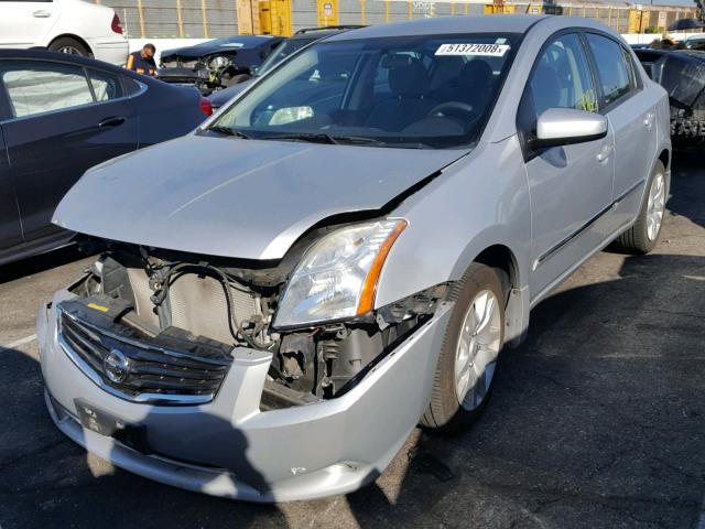 3N1AB6AP5CL708493 - 2012 NISSAN SENTRA 2.0 SILVER photo 2