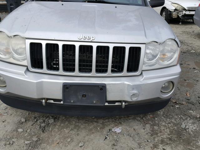 1J4GR48K96C278348 - 2006 JEEP GRAND CHER SILVER photo 9