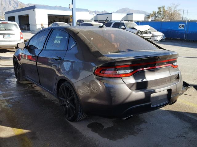 1C3CDFBB1ED824239 - 2014 DODGE DART SXT GRAY photo 3