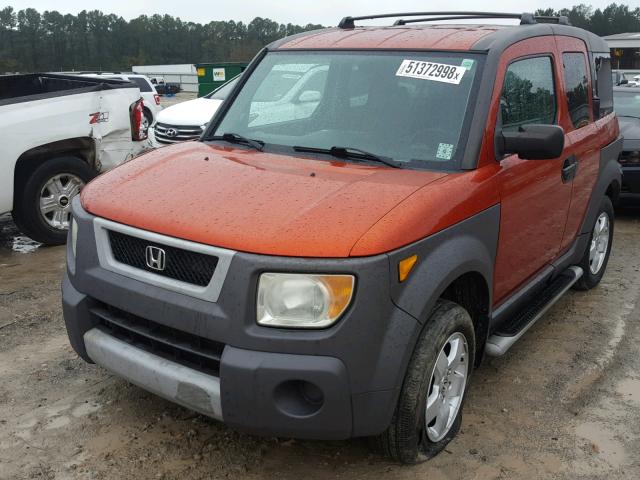 5J6YH28563L036618 - 2003 HONDA ELEMENT EX ORANGE photo 2