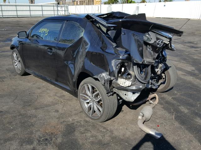 JTKJF5C72F3096724 - 2015 TOYOTA SCION TC BLACK photo 3