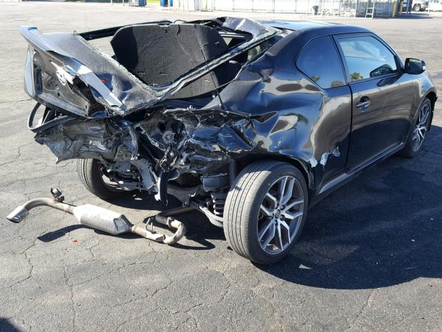 JTKJF5C72F3096724 - 2015 TOYOTA SCION TC BLACK photo 4