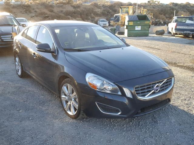 YV1902FH9D2233458 - 2013 VOLVO S60 T6 GRAY photo 1