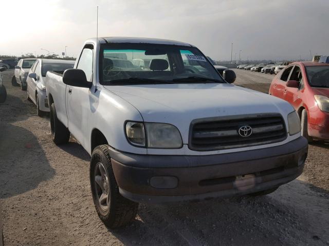 5TBJN32101S171190 - 2001 TOYOTA TUNDRA WHITE photo 1