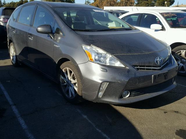 JTDZN3EU6D3262387 - 2013 TOYOTA PRIUS V GRAY photo 1