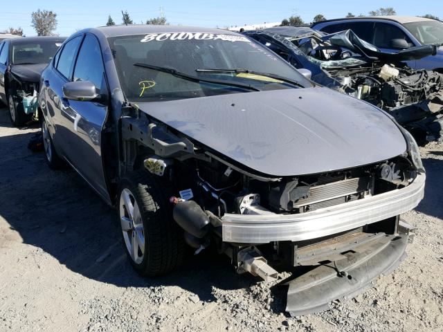 1C3CDFBA4GD652637 - 2016 DODGE DART SXT SILVER photo 1