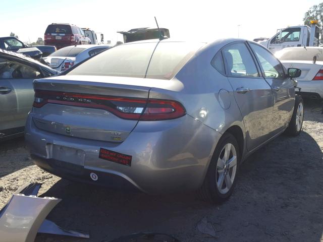 1C3CDFBA4GD652637 - 2016 DODGE DART SXT SILVER photo 4