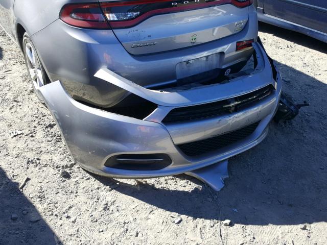 1C3CDFBA4GD652637 - 2016 DODGE DART SXT SILVER photo 9