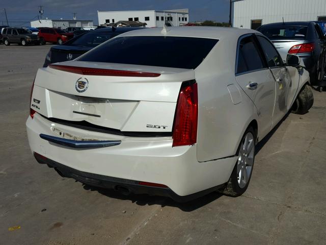 1G6AG5RX7E0110082 - 2014 CADILLAC ATS WHITE photo 4