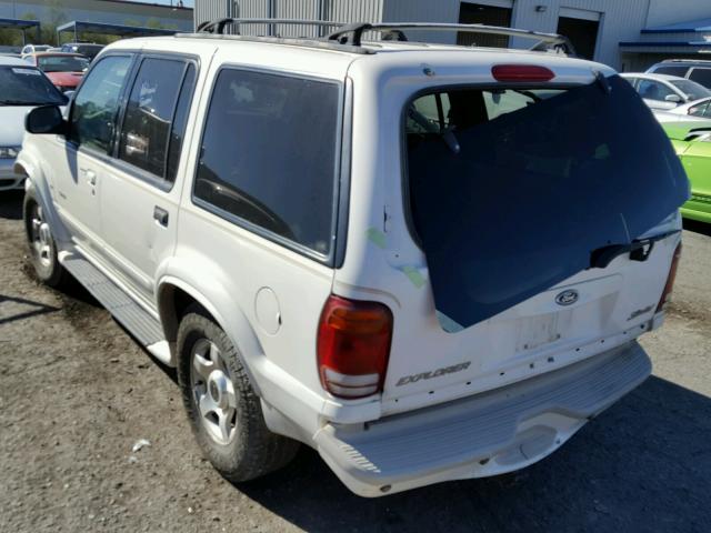 1FMZU85P2YZB25469 - 2000 FORD EXPLORER L WHITE photo 3