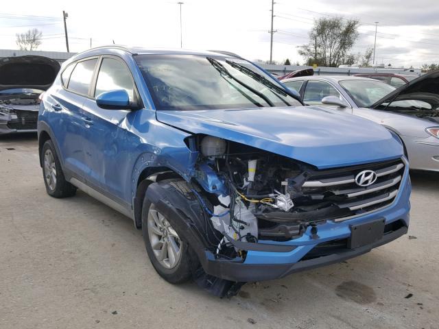 KM8J3CA44HU350004 - 2017 HYUNDAI TUCSON LIM BLUE photo 1