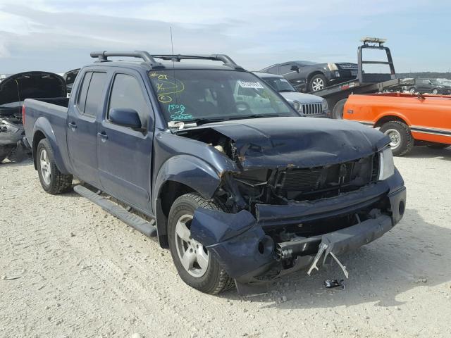 1N6AD09U98C404467 - 2008 NISSAN FRONTIER C BLUE photo 1