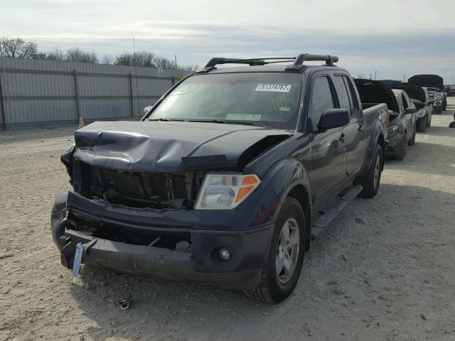 1N6AD09U98C404467 - 2008 NISSAN FRONTIER C BLUE photo 2