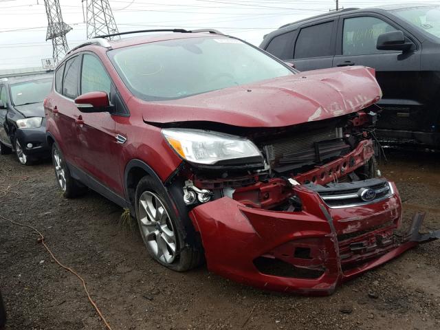 1FMCU0JX9EUA83680 - 2014 FORD ESCAPE TIT RED photo 1