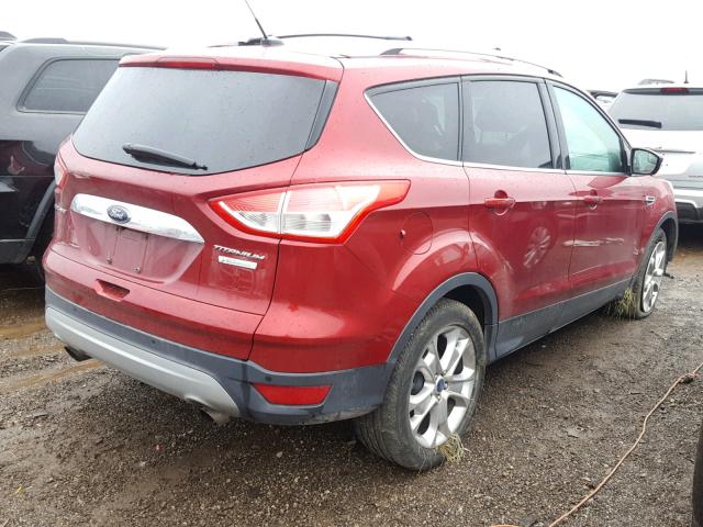 1FMCU0JX9EUA83680 - 2014 FORD ESCAPE TIT RED photo 4