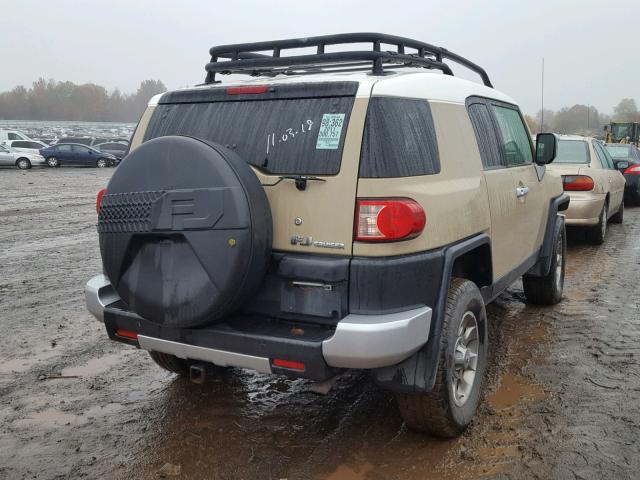 JTEBU4BF3BK110114 - 2011 TOYOTA FJ CRUISER TAN photo 4