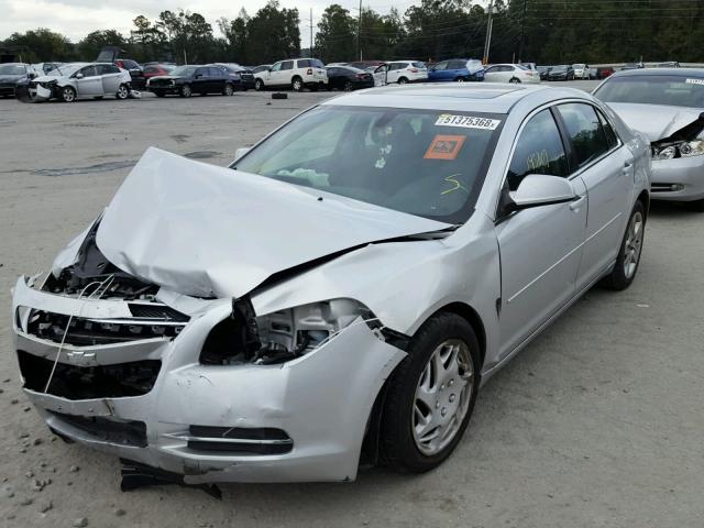 1G1ZC5E05AF319163 - 2010 CHEVROLET MALIBU 1LT SILVER photo 2