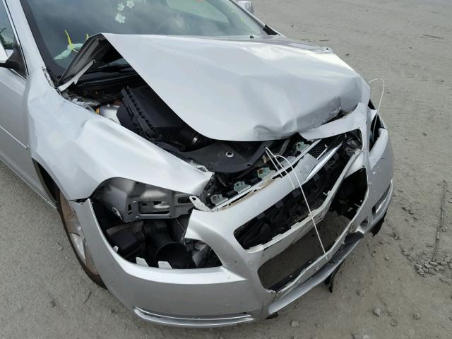 1G1ZC5E05AF319163 - 2010 CHEVROLET MALIBU 1LT SILVER photo 9