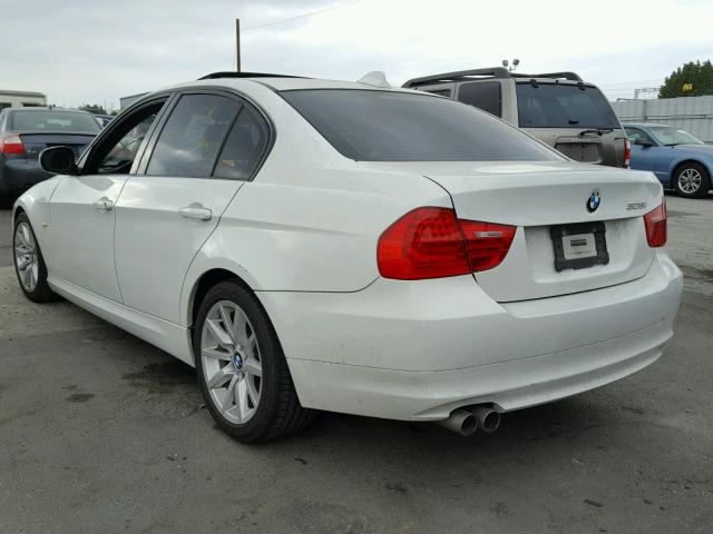 WBAPH5G58BNM73802 - 2011 BMW 328 I SULE WHITE photo 3