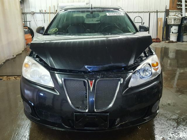 1G2ZH57N594187762 - 2009 PONTIAC G6 GT BLACK photo 9