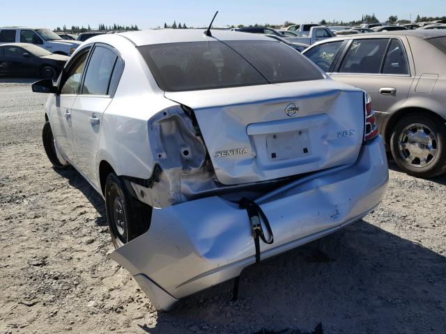 3N1AB61E57L723550 - 2007 NISSAN SENTRA 2.0 SILVER photo 3