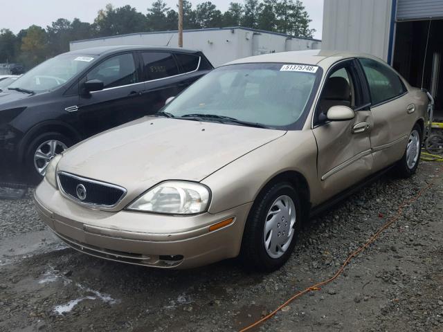 1MEFM50U21A629235 - 2001 MERCURY SABLE GS GOLD photo 2