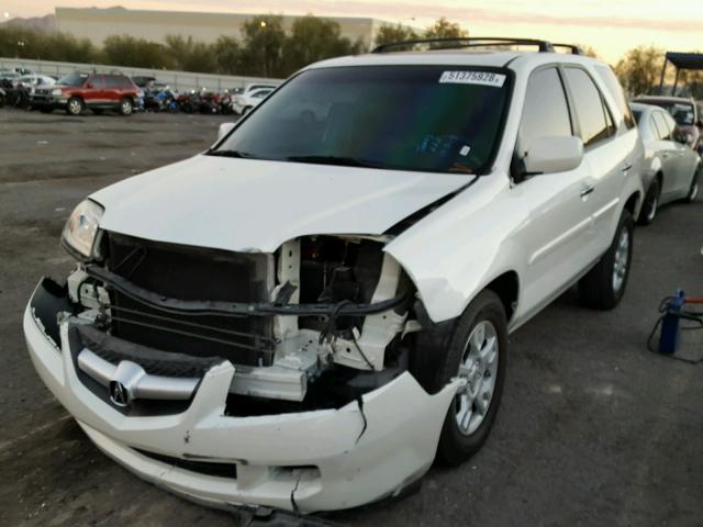 2HNYD18896H549816 - 2006 ACURA MDX TOURIN WHITE photo 2