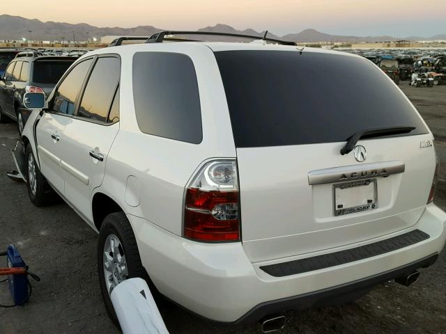 2HNYD18896H549816 - 2006 ACURA MDX TOURIN WHITE photo 3