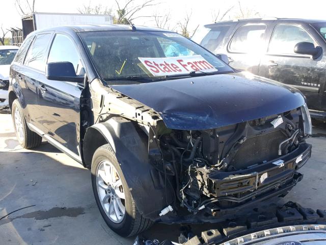 2FMDK3JCXABA36375 - 2010 FORD EDGE SEL BLUE photo 1