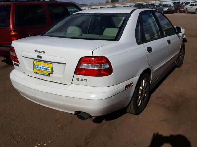 YV1VS27544F076573 - 2004 VOLVO S40 1.9T WHITE photo 4