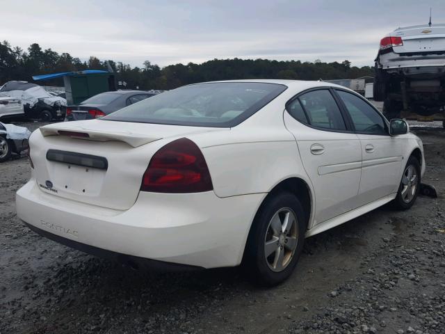 2G2WP552171201177 - 2007 PONTIAC GRAND PRIX WHITE photo 4
