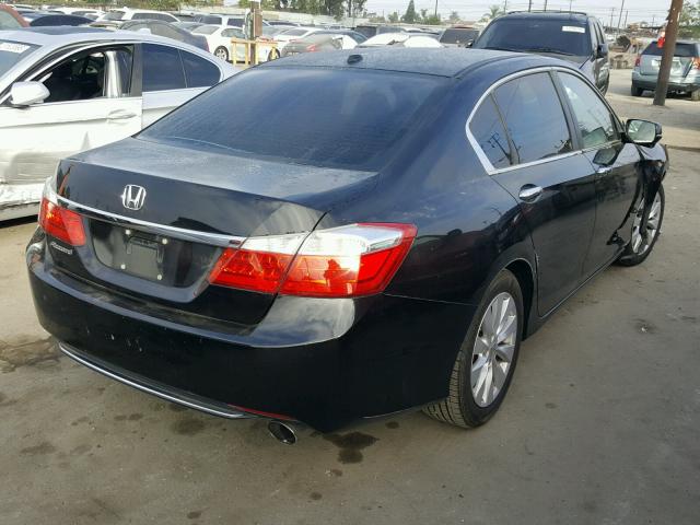 1HGCR2F87DA041593 - 2013 HONDA ACCORD EXL BLACK photo 4