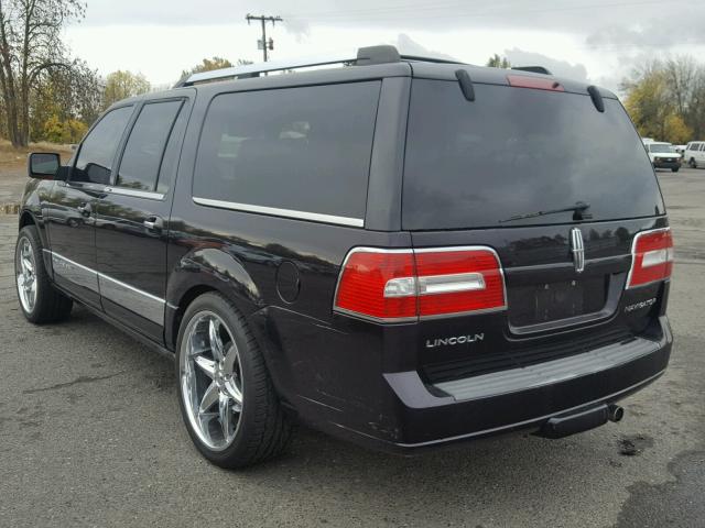 5LMFL28527LJ10689 - 2007 LINCOLN NAVIGATOR 紫色 照片 3