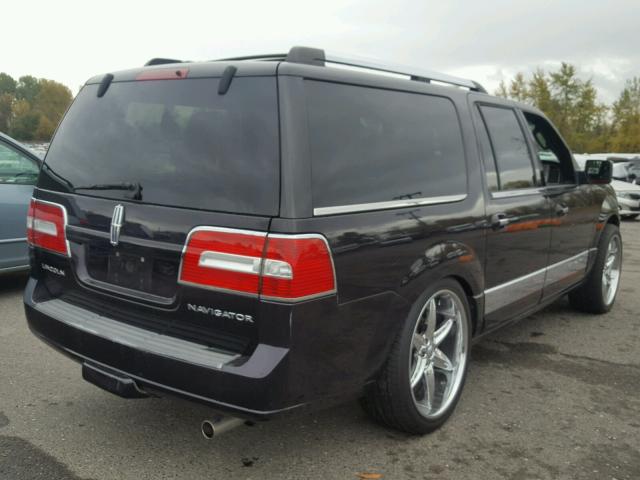 5LMFL28527LJ10689 - 2007 LINCOLN NAVIGATOR 紫色 照片 4
