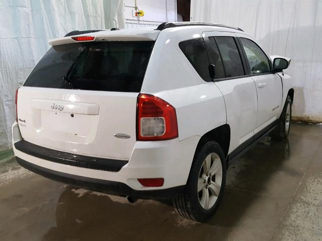 1J4NF1FB3BD210987 - 2011 JEEP COMPASS SP WHITE photo 4