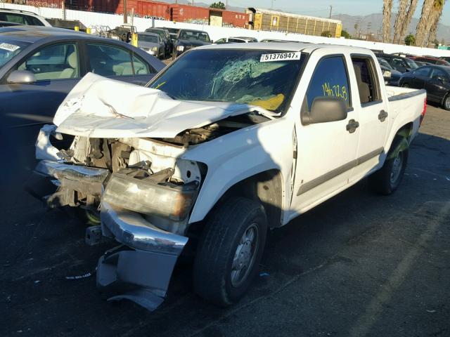 1GCCS13E078243260 - 2007 CHEVROLET COLORADO WHITE photo 2