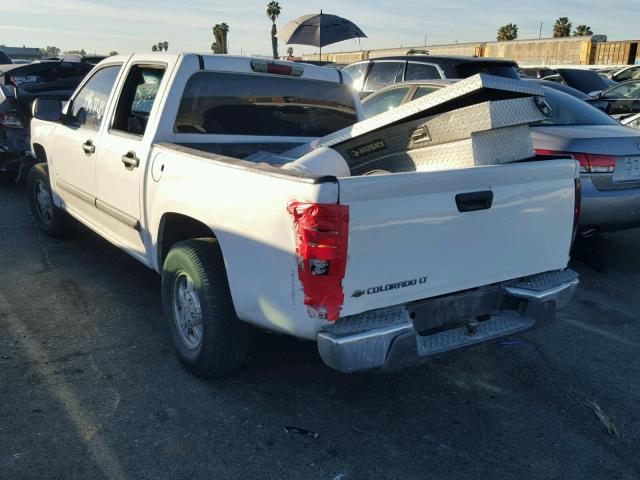 1GCCS13E078243260 - 2007 CHEVROLET COLORADO WHITE photo 3