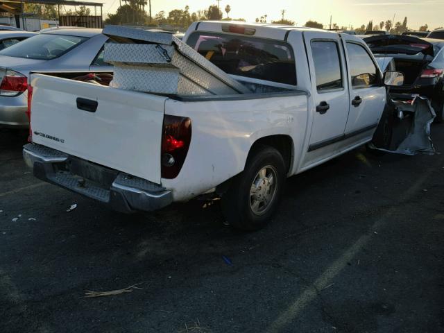 1GCCS13E078243260 - 2007 CHEVROLET COLORADO WHITE photo 4