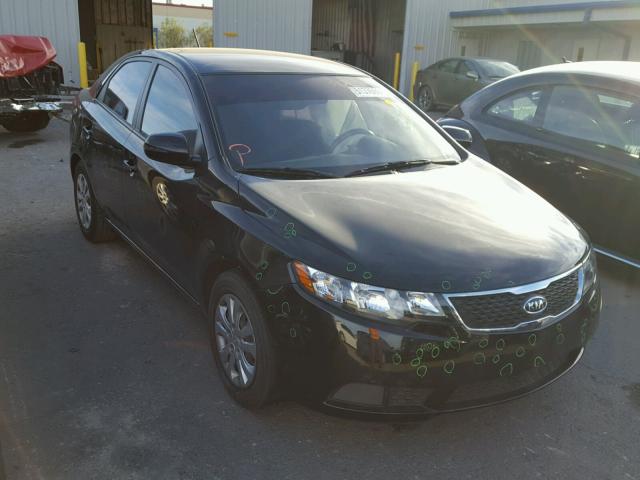 KNAFU4A28D5705074 - 2013 KIA FORTE EX BLACK photo 1