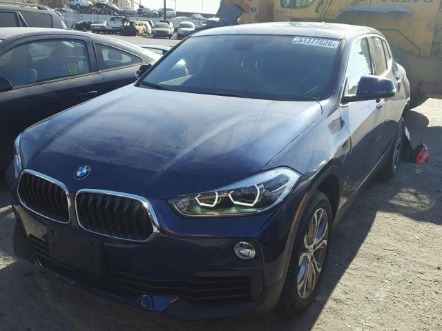 WBXYJ3C31JEJ82886 - 2018 BMW X2 SDRIVE2 BLUE photo 2