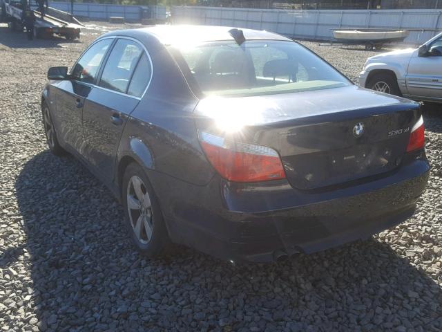 WBANF73576CC34342 - 2006 BMW 530 XI BLUE photo 3