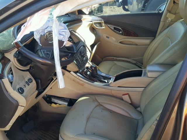 1G4GE5EDXBF323217 - 2011 BUICK LACROSSE C GOLD photo 5