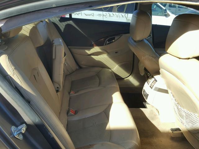 1G4GE5EDXBF323217 - 2011 BUICK LACROSSE C GOLD photo 6