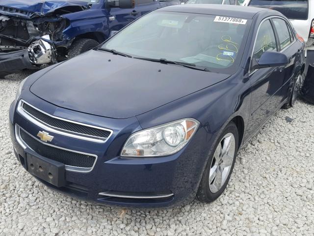 1G1ZH57B09F139035 - 2009 CHEVROLET MALIBU 1LT BLUE photo 2