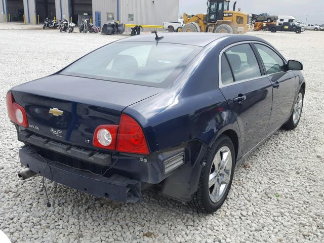 1G1ZH57B09F139035 - 2009 CHEVROLET MALIBU 1LT BLUE photo 4