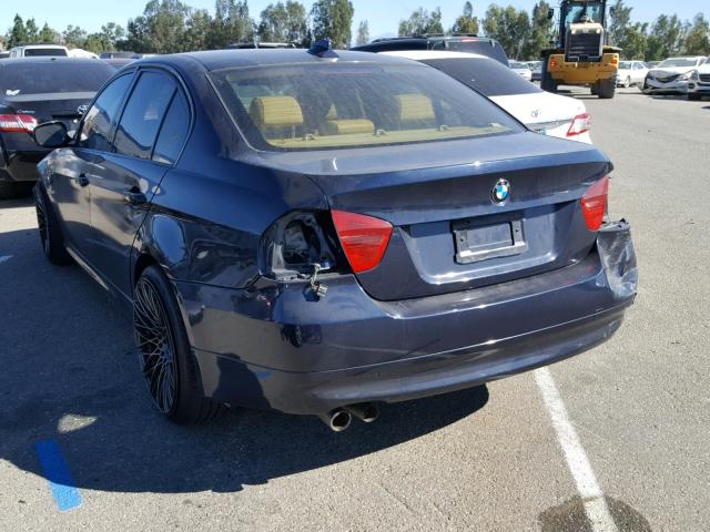 WBAPH57509NM32848 - 2009 BMW 328 I SULE BLUE photo 3