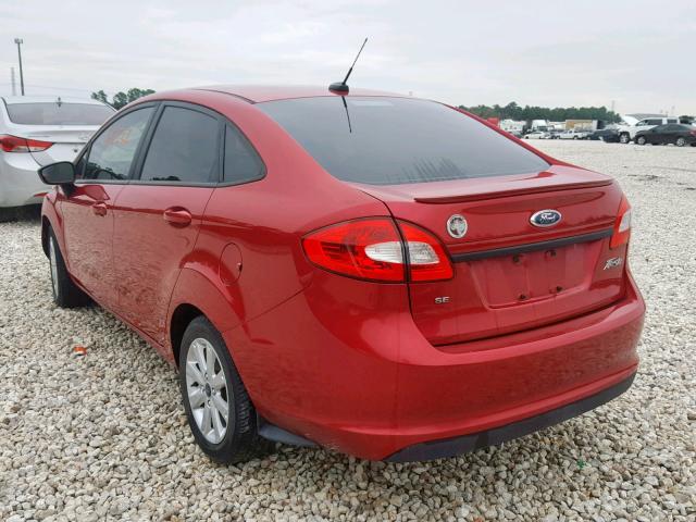 3FADP4BJ8CM173220 - 2012 FORD FIESTA SE RED photo 3